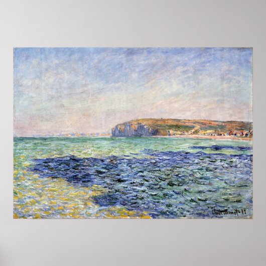 Claude Monet Shadows op het Zee, The Cliffs Poster (Voorkant)