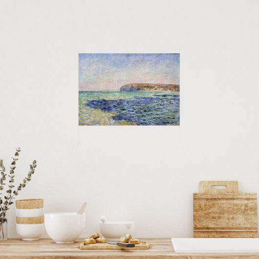 Claude Monet Shadows op het Zee, The Cliffs Poster (Keuken)