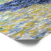 Claude Monet Shadows op het Zee, The Cliffs Poster (Hoek)