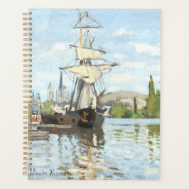 Claude Monet. Ships Riding on the Seine at Rouen Planner