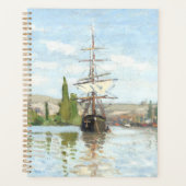 Claude Monet. Ships Riding on the Seine at Rouen Planner (Voorkant)