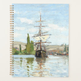 Claude Monet. Ships Riding on the Seine at Rouen Planner
