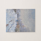 Claude Monet // Sneeuw in Argenteuil Legpuzzel (Horizontaal)