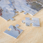 Claude Monet // Sneeuw in Argenteuil Legpuzzel (Zijkant)