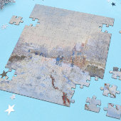 Claude Monet // Sneeuw in Argenteuil Legpuzzel