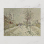Claude Monet | Sneeuweffect Briefkaart (Voorkant)