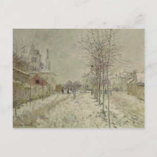 Claude Monet   Sneeuweffect Briefkaart