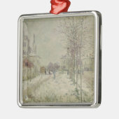 Claude Monet | Sneeuweffect Metalen Ornament (Links)