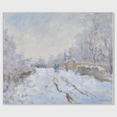 Claude Monet - Sneeuwlandschap bij Argenteuil Cadeaupapier (Vlak)