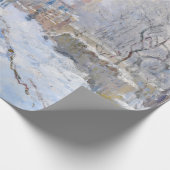 Claude Monet - Sneeuwlandschap bij Argenteuil Cadeaupapier (Hoek)