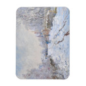 Claude Monet - Sneeuwlandschap bij Argenteuil Magneet (Verticaal)