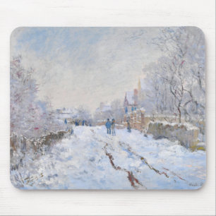 Claude Monet - Sneeuwlandschap bij Argenteuil Muismat
