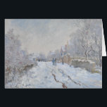Claude Monet - Snow Scene in Argenteuil<br><div class="desc">Sneeuwscène in Argenteuil door Claude Monet,  1875. Olie op canvas.</div>