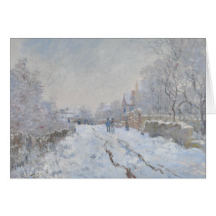 Claude Monet - Snow Scene in Argenteuil