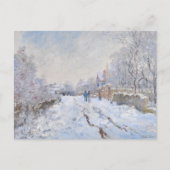 Claude Monet - Snow Scene in Argenteuil Briefkaart (Voorkant)
