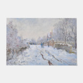 Claude Monet - Snow Scene in Argenteuil Deurmat (Voorkant)