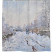 Claude Monet - Snow Scene in Argenteuil Douchegordijn (Voorkant)