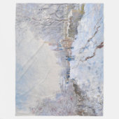 Claude Monet - Snow Scene in Argenteuil Fleece Deken (Voorkant)
