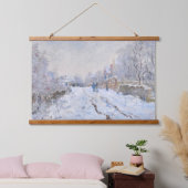 Claude Monet - Snow Scene in Argenteuil Hangend Wandkleed (Slaapkamer)