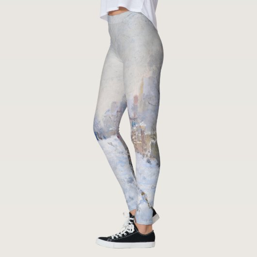 Claude Monet - Snow Scene in Argenteuil Leggings (Links)
