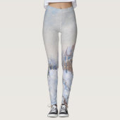 Claude Monet - Snow Scene in Argenteuil Leggings (Voorkant)