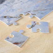 Claude Monet - Snow Scene in Argenteuil Legpuzzel (Zijkant)