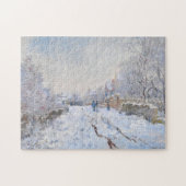 Claude Monet - Snow Scene in Argenteuil Legpuzzel (Horizontaal)