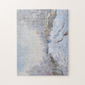 Claude Monet - Snow Scene in Argenteuil Legpuzzel (Verticaal)