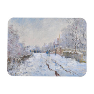 Claude Monet - Snow Scene in Argenteuil Magneet