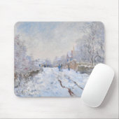 Claude Monet - Snow Scene in Argenteuil Muismat (Met muis)