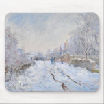 Claude Monet - Snow Scene in Argenteuil Muismat<br><div class="desc">Sneeuwscène in Argenteuil / Rue sous la neige,  Argenteuil - Claude Monet,  1875</div>
