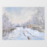 Claude Monet - Snow Scene in Argenteuil Muurstickers<br><div class="desc">Sneeuwscène in Argenteuil / Rue sous la neige,  Argenteuil - Claude Monet,  1875</div>