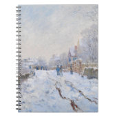 Claude Monet - Snow Scene in Argenteuil Notitieboek (Voorkant)