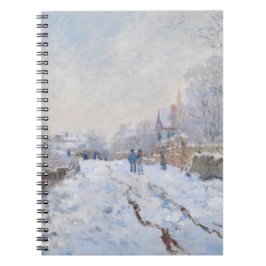 Claude Monet - Snow Scene in Argenteuil Notitieboek (Voorkant)