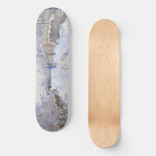 Claude Monet - Snow Scene in Argenteuil Persoonlijk Skateboard (Voorkant)