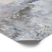Claude Monet - Snow Scene in Argenteuil Poster (Hoek)