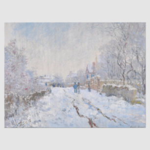 Claude Monet - Snow Scene in Argenteuil Tissuepapier