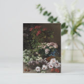 Claude Monet Spring Flowers Briefkaart (Staand voorkant)