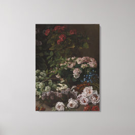  Claude Monet Spring Flowers Canvas Afdruk
