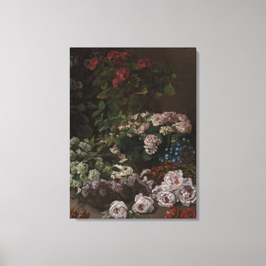  Claude Monet Spring Flowers Canvas Afdruk (Voorkant)