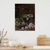 Claude Monet Spring Flowers Poster (Keuken)