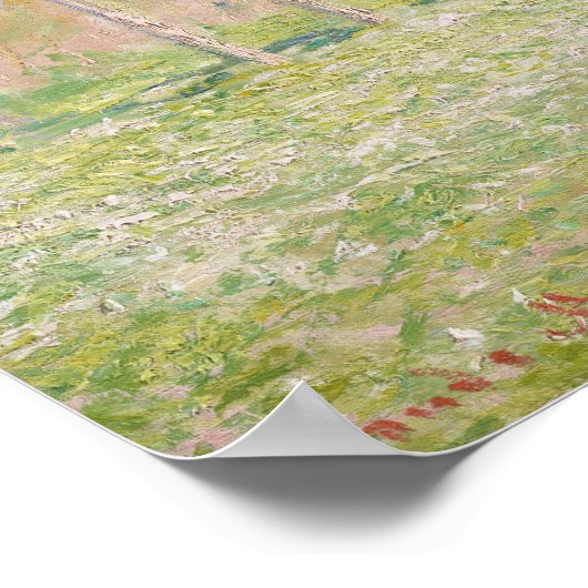 Claude Monet Spring in Giverny Schilderkunst Print (Hoek)