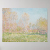 Claude Monet Spring in Giverny Schilderkunst Print (Voorkant)