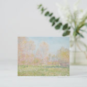 Claude Monet Spring in Giverny Schilderkunst Print Briefkaart (Staand voorkant)