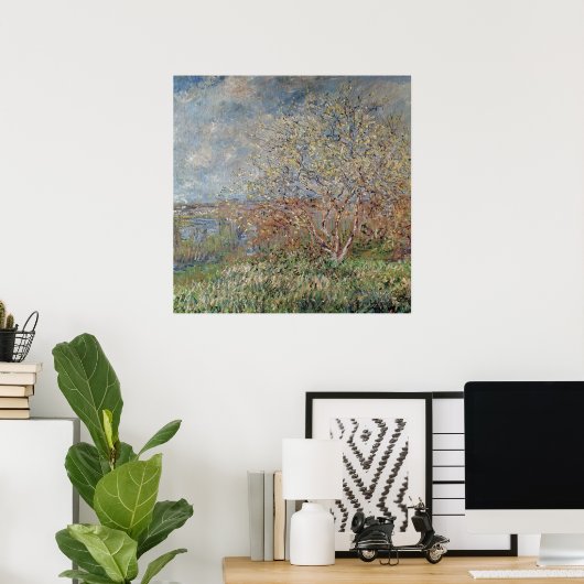 Claude Monet - Spring Poster (Thuiskantoor)