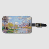 Claude Monet Spring van de Seine Bagagelabel (Voorkant (horizontaal))