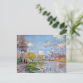 Claude Monet Spring van de Seine Briefkaart (Staand voorkant)