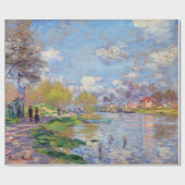 Claude Monet Spring van de Seine Cadeaupapier (Vlak)