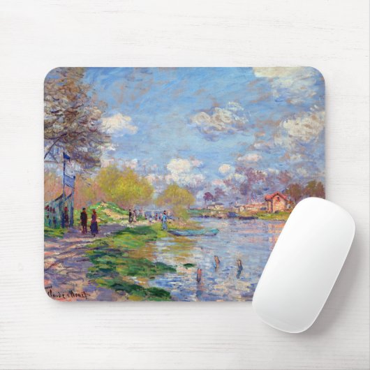 Claude Monet Spring van de Seine Muismat (Met muis)