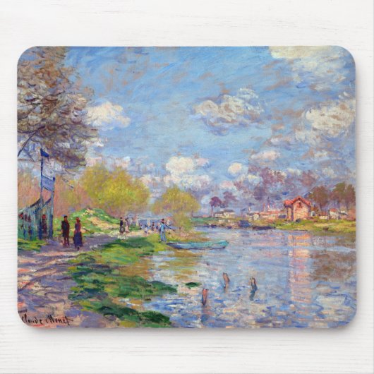Claude Monet Spring van de Seine Muismat (Voorkant)